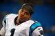 CHARLOTTE, NC - AUGUST 11: Cam Newton #1 of the Carolina Panthers watches during the final minute of a loss to the Houston Texans during a preseason game at Bank of America Stadium on August 11, 2012 in Charlotte, North Carolina. The Texans defeated the Panthers, 26-13. (Photo by Grant Halverson/Getty Images)