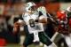 MIAMI - OCTOBER 12: Quarterback Mark Sanchez #6 of the New York Jets scrambles against the Miami Dolphins at Land Shark Stadium on October 12, 2009 in Miami, Florida. Miami defeated New York 31-27. (Photo by Marc Serota/Getty Images)