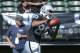 OAKLAND, CA - AUGUST 13: Rod Streater #80 of the Oakland Raiders catches a pass during pre-game warm ups before they play the Dallas Cowboys in an NFL pre-season football game at O.co Coliseum on August 13, 2012 in Oakland, California. (Photo by Thearon W. Henderson/Getty Images)