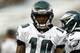 PHILADELPHIA, PA - AUGUST 09: DeSean Jackson #10 of the Philadelphia Eagles warms up before a preseason game against the Pittsburgh Steelers at Lincoln Financial Field on August 9, 2012 in Philadelphia, Pennsylvania. (Photo by Jeff Zelevansky/Getty Images)