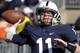 STATE COLLEGE, PA - NOVEMBER 12: Matthew McGloin #11 of the Penn State Nittany Lions warms up before the start of the game against the Nebraska Cornhuskers on November 12, 2011 at Beaver Stadium in State College, Pennsylvania. (Photo by Justin K. Aller/Getty Images)