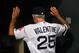 BALTIMORE, MD - AUGUST 15: Boston Red Sox manager Bobby Valentine reacts after being thrown out of the game by home plate umpire Mike Everitt during the eighth inning against the Baltimore Orioles at Oriole Park at Camden Yards on August 15, 2012 in Baltimore, Maryland. (Photo by Patrick McDermott/Getty Images)
