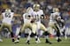 Aug 9, 2012; Foxboro, Massachusetts, USA; New Orleans Saints quarterback Luke McCown (11) prepares to make a pass during the third quarter against the New England Patriots at Gillette Stadium. The Patriots won 7-6. Mandatory Credit: Greg M. Cooper-US PRESSWIRE