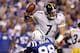 INDIANAPOLIS, IN - SEPTEMBER 25: Robert Mathis #98 of the Indianapolis Colts sacks Ben Roethlisberger #7 of the Pittsburgh Steelers in the first half of their game at Lucas Oil Stadium on September 25, 2011 in Indianapolis, Indiana. (Photo by Joe Robbins/Getty Images)