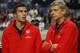 AMSTERDAM, NETHERLANDS - AUGUST 09: Robin Van Persie and Arsenal manager Arsene Wenger after Arsenal win the Amsterdam Tournament match between Ajax and Inter Milan at the Amsterdam Arena on August 9, 2008 in Amsterdam, Netherlands. (Photo by Ian Walton/Getty Images)
