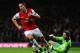 LONDON, ENGLAND - MARCH 12: Robin van Persie of Arsenal celebrates scoring their first goal during the Barclays Premier League match between Arsenal and Newcastle United at Emirates Stadium on March 12, 2012 in London, England. (Photo by Mike Hewitt/Getty Images)