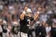 OAKLAND, CA - NOVEMBER 27: Carson Palmer #3 of the Oakland Raiders celebrates after the Oakland Raiders scored a touchdown against the Chicago Bears at O.co Coliseum on November 27, 2011 in Oakland, California. (Photo by Ezra Shaw/Getty Images)
