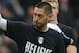LONDON, ENGLAND - MAY 06: Clint Dempsey of Fulham puts his thumbs up during the Barclays Premier League match between Fulham and Sunderland at Craven Cottage on May 6, 2012 in London, England. (Photo by Christopher Lee/Getty Images)