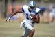 Aug 15, 2012; Oxnard, CA, USA; Dallas Cowboys receiver Andre Holmes (15) at training camp at the River Ridge Fields. Mandatory Credit: Kirby Lee/Image of Sport-US PRESSWIRE