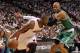 MIAMI, FL - MAY 01: Dwyane Wade #3 of the Miami Heat drives around Ray Allen #20 of the Boston Celtics during Game One of the Eastern Conference Semifinals of the 2011 NBA Playoffs at American Airlines Arena on May 1, 2011 in Miami, Florida. NOTE TO USER: User expressly acknowledges and agrees that, by downloading and/or using this Photograph, User is consenting to the terms and conditions of the Getty Images License Agreement. (Photo by Mike Ehrmann/Getty Images)