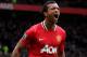 MANCHESTER, ENGLAND - APRIL 22: Nani of Manchester United celebrates scoring his team's third goal during the Barclays Premier League match between Manchester United and Everton at Old Trafford on April 22, 2012 in Manchester, England. (Photo by Alex Livesey/Getty Images)