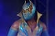 DURBAN, SOUTH AFRICA - JULY 08: WWE Superstar Sin Cara is introduced during the WWE Smackdown Live Tour at Westridge Park Tennis Stadium on July 08, 2011 in Durban, South Africa. (Photo by Steve Haag/Gallo Images/Getty Images)