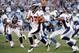 SAN DIEGO, CA - NOVEMBER 27: Eric Decker #87 of the Denver Broncos runs after a catch against the San Diego Chargers at Qualcomm Stadium on November 27, 2011 in San Diego, California. (Photo by Harry How/Getty Images)