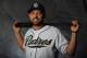 PEORIA, AZ - FEBRUARY 27: Jason Bartlett #8 of the San Diego Padres poses for a portrait during a photo day at Peoria Stadium on February 27, 2012 in Peoria, Arizona. (Photo by Rich Pilling/Getty Images)