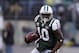 EAST RUTHERFORD, NJ - DECEMBER 24: Santonio Holmes #10 of the New York Jets runs after a catch during a game against the New York Giants at MetLife Stadium on December 24, 2011 in East Rutherford. New Jersey. The Giants won 29 - 14. (Photo by Rich Schultz/Getty Images)