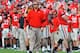 TAMPA, FL - JANUARY 02: Coach Mark Richt of the Georgia Bulldogs watches play against the Michigan State Spartans in the Outback Bowl January 2, 2012 at Raymond James Stadium in Tampa, Florida. (Photo by Al Messerschmidt/Getty Images)
