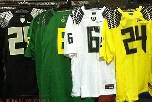 Full Look at Oregon Football's New 2012 Jerseys