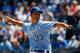 KANSAS CITY, MO - AUGUST 19: Starting pitcher Jeremy Guthrie #33 of the Kansas City Royals in action during the game against the Chicago White Sox at Kauffman Stadium on August 19, 2012 in Kansas City, Missouri. (Photo by Jamie Squire/Getty Images)
