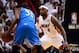 MIAMI, FL - JUNE 21: LeBron James #6 of the Miami Heat defends against Kevin Durant #35 of the Oklahoma City Thunder in the first half of Game Five of the 2012 NBA Finals on June 21, 2012 at American Airlines Arena in Miami, Florida. NOTE TO USER: User expressly acknowledges and agrees that, by downloading and or using this photograph, User is consenting to the terms and conditions of the Getty Images License Agreement. (Photo by Ronald Martinez/Getty Images)