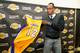 EL SEGUNDO, CA - AUGUST 10: Dwight Howard shows his new jersey after being introduced to the media as the newest member of the Los Angeles Lakers during a news conference at the Toyota Sports Center on August 10, 2012 in El Segundo, California. The Lakers aquired Howard from Orlando Magic in a four-team trade. In addition Lakers wil receive Chris Duhon and Earl Clark from the Magic. (Photo by Kevork Djansezian/Getty Images)