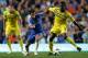 LONDON, ENGLAND - AUGUST 22: Eden Hazard of Chelsea and Mikele Leigertwood of Reading battle for the ball during the Barclays Premier League match between Chelsea and Reading at Stamford Bridge on August 22, 2012 in London, England. (Photo by Mark Thompson/Getty Images)