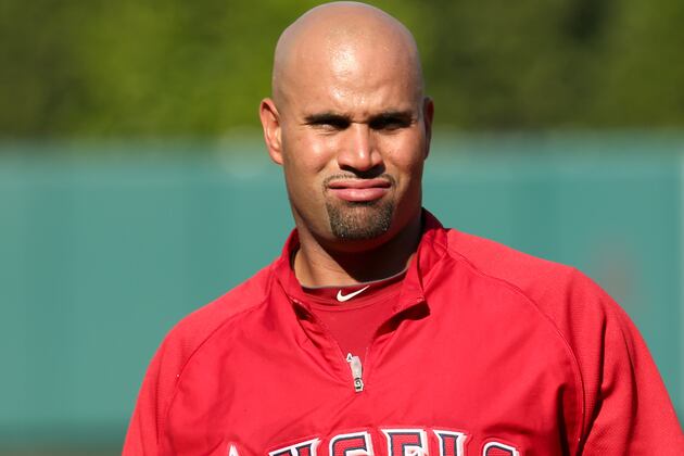 Albert Pujols Day to Day After MRI Shows No Structural Damage in Calf or Knee
