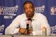 MIAMI, FL - JUNE 09: Boston Celtics head coach Doc Rivers speaks with the media after losing to the Miami Heat in Game Seven of the Eastern Conference Finals in the 2012 NBA Playoffs at American Airlines Arena on June 9, 2012 in Miami, Florida. (Photo by Mike Ehrmann/Getty Images)