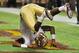 ORLANDO, FL - DECEMBER 29: Quarterback E. J. Manuel #3 of the Florida State Seminoles tumbles in the end zone after releasing a pass against the Notre Dame Fighting Irish in the Champs Sports Bowl December 29, 2011 at the Florida Citrus Bowl in Orlando, Florida. FSU won 18 - 14. (Photo by Al Messerschmidt/Getty Images)