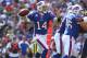 ORCHARD PARK, NY - SEPTEMBER 25: Ryan Fitzpatrick #14 of the Buffalo Bills throws a pass during NFL game action against the New England Patriots at Ralph Wilson Stadium on September 25, 2011 in Orchard Park, New York. (Photo by Tom Szczerbowski/Getty Images)