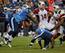 NASHVILLE, TN - AUGUST 23: DaJohn Harris #62 of the Tennessee Titans causes Ryan Lindley #14 of the Arizona Cardinals to fumble the ball at LP Field on August 23, 2012 in Nashville, Tennessee. (Photo by Frederick Breedon/Getty Images)