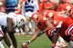 CLEMSON, SC - SEPTEMBER 17: A general view of the Clemson Tigers during their game against the Auburn Tigers at Memorial Stadium on September 17, 2011 in Clemson, South Carolina. (Photo by Streeter Lecka/Getty Images)