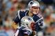 FOXBORO, MA - AUGUST 20: Ryan Mallett #15 of the New England Patriots hands the ball to Shane Vereen #34 against the Philadelphia Eagles during a preseason game at Gillette Stadium on August 20, 2012 in Foxboro, Massachusetts. (Photo by Jim Rogash/Getty Images)