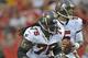 Josh Freeman just lost a major rock on the offensive line.