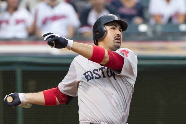 adrian gonzalez is in the #dodgers lineup tonite. #trade