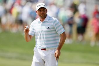 Sergio Garcia takes the sole lead with a birdie at No. 13