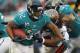 JACKSONVILLE, FL - DECEMBER 11: Maurice Jones-Drew #32 of the Jacksonville Jaguars runs for yardage during the game against the Tampa Bay Buccaneers at EverBank Field on December 11, 2011 in Jacksonville, Florida. (Photo by Sam Greenwood/Getty Images)