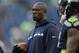 Aug 11, 2012; Seattle, WA, USA; NFL: Seattle Seahawks wide receiver Terrell Owens (10) stands with his teammates during pregame warmups against the Tennessee Titans at CenturyLink Field. Mandatory Credit: Joe Nicholson-US PRESSWIRE