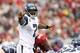 GLENDALE, AZ - JANUARY 01: Quarterback Tarvaris Jackson #7 of the Seattle Seahawks during the NFL game against the Arizona Cardinals at the University of Phoenix Stadium on January 1, 2012 in Glendale, Arizona. The Cardinals defeated the Seahawks 23-20 in overtime. (Photo by Christian Petersen/Getty Images)