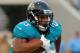 JACKSONVILLE, FL - AUGUST 10: Running back Rashad Jennings #23 of the Jacksonville Jaguars rushes upfield in the first quarter against the New York Giants in a pre-season football game August 10, 2011 at EverBank Field in Jacksonville, Florida. (Photo by Al Messerschmidt/Getty Images)