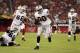GLENDALE, AZ - AUGUST 17: Running back Darren McFadden #20 of the Oakland Raiders rushes the football against the Arizona Cardinals during the first half of the NFL preseason game at the University of Phoenix Stadium on August 17, 2012 in Glendale, Arizona. (Photo by Christian Petersen/Getty Images)