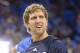 OKLAHOMA CITY, OK - APRIL 28: (EDITORS NOTE: ALTERNATE CROP) Dirk Nowitzki #41 of the Dallas Mavericks warms up before the game against the Oklahoma City Thunder in Game One of the Western Conference Quarterfinals in the 2012 NBA Playoffs on April 28, 2012 at the Chesapeake Energy Arena in Oklahoma City, Oklahoma. Oklahoma City defeated Dallas 99-98. NOTE TO USER: User expressly acknowledges and agrees that, by downloading and or using the photograph, User is consenting to the terms and conditions of the Getty Images License Agreement. (Photo by Brett Deering/Getty Images)