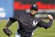 Feb 16, 2011; Tampa, FL, USA; New York Yankees pitcher Pedro Feliciano during spring training workout at George Steinbrenner Field. Mandatory Credit: Noah K. Murray -The Star Ledger via US PRESSWIRE