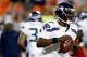 KANSAS CITY, MO - AUGUST 24: Quarterback Tarvaris Jackson #7 of the Seattle Seahawks rolls out during the NFL preseason game against the Kansas City Chiefs at Arrowhead Stadium on August 24, 2012 in Kansas City, Missouri. (Photo by Jamie Squire/Getty Images)