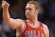 BOSTON, MA - JANUARY 13: Brian Scalabrine #24 of the Chicago Bulls points to a teammate in the fourth quarter against the Boston Celtics on January 13, 2012 at TD Garden in Boston, Massachusetts. The Chicago Bulls defeated the Boston Celtics 79-88. NOTE TO USER: User expressly acknowledges and agrees that, by downloading and or using this photograph, User is consenting to the terms and conditions of the Getty Images License Agreement. (Photo by Elsa/Getty Images)
