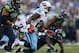 SEATTLE, WA - AUGUST 11: Running back Chris Johnson #28 of the Tennessee Titans rushes against the Seattle Seahawks at CenturyLink Field on August 11, 2012 in Seattle, Washington. (Photo by Otto Greule Jr/Getty Images)