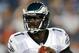 FOXBORO, MA - AUGUST 20: Michael Vick #7 of the Philadelphia Eagles prepares to throw during a preseason game against the New England Patriots at Gillette Stadium on August 20, 2012 in Foxboro, Massachusetts. (Photo by Jim Rogash/Getty Images)