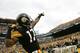 PITTSBURGH, PA - DECEMBER 04: Mike Wallace #17 of the Pittsburgh Steelers celebrates following his touchdown against the Cincinnati Bengals in the first half during the game on December 4, 2011 at Heinz Field in Pittsburgh, Pennsylvania. (Photo by Jared Wickerham/Getty Images)