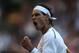LONDON, ENGLAND - JUNE 28: Rafael Nadal of Spain reacts during his Gentlemen's Singles second round match against Lukas Rosol of the Czech Republic on day four of the Wimbledon Lawn Tennis Championships at the All England Lawn Tennis and Croquet Club on June 28, 2012 in London, England. (Photo by Clive Rose/Getty Images)