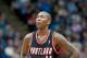 Mar 7, 2012; Minneapolis, MN, USA; Portland Trail Blazers guard Jamal Crawford (11) during the third quarter against the Minnesota Timberwolves at Target Center. Timberwolves won 106-94. Mandatory Credit: Greg Smith-US PRESSWIRE