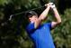FARMINGDALE, NY - AUGUST 25: Luke Donald of England watches his tee shot on the 14th hole during the third round of The Barclays at the Black Course at Bethpage State Park August 25, 2012 in Farmingdale, New York. (Photo by Scott Halleran/Getty Images)